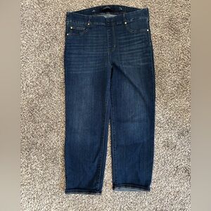 Liverpool Jeans Company Dark Blue Cropped Ankle Jeans